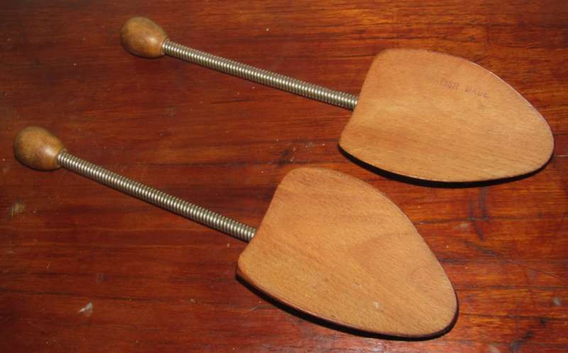 Vintage British-Made Wooden Shoe Stretcher