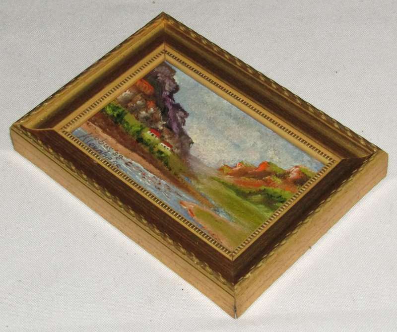 Framed Miniature Landscapes  in Oil Signed Kobus Kleynhans '98