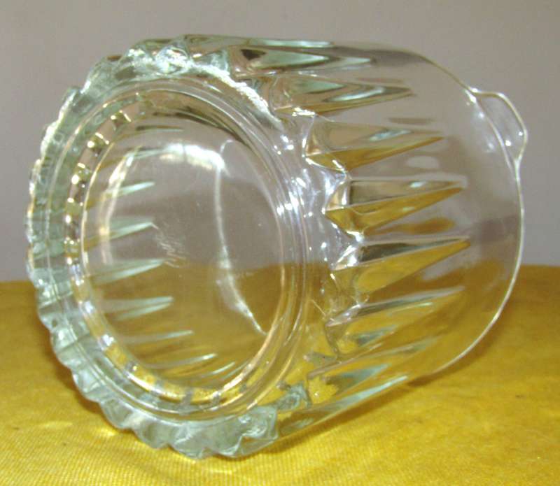 Vintage Crisa Kristalino Clear Ice Bucket - 1.56 Liter