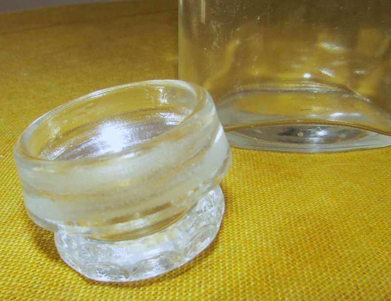 Set of 12 Antique Clear Glass Apothecary Jars with Glass Stoppers (Pre-1930)