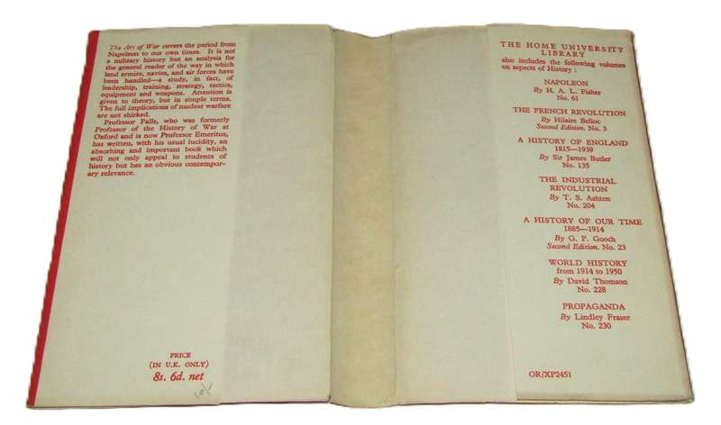 The Art of War by Cyril Falls (Hardback, 1961, Oxford University Press)