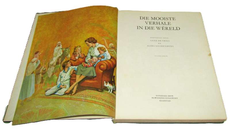 Die Mooiste Verhale in Die Wêreld by Anne de Vries and Alida Geldenhuys (4th Edition Hardback, 1966)