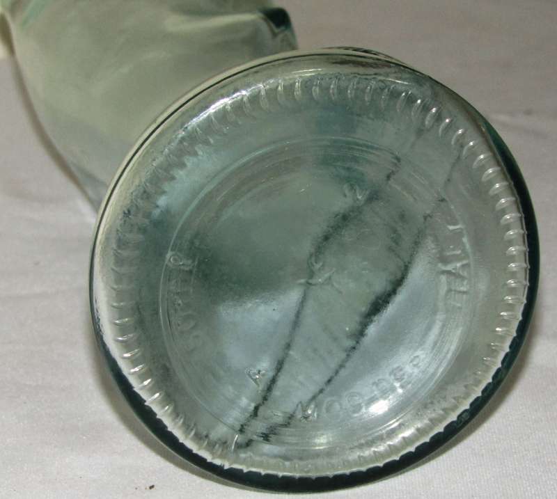 Vintage Clear Glass Wine Bottle Shaped Like a Shark, Made in Italy