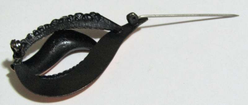 Vintage Mid-Century Modern Copper Brooch Pin (1950s-1970s)