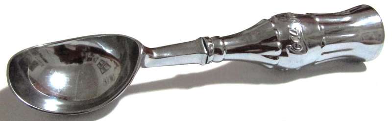 Collectable Vintage-Style Chrome Plated Coca-Cola Ice Cream Scoop (2002)