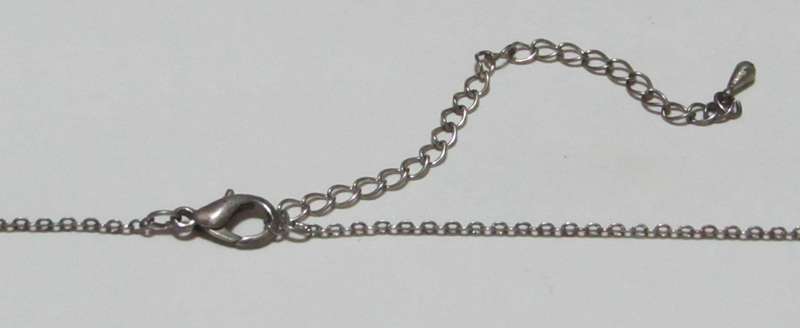 Vintage Silver-Tone and Peridot Rhinestone Pendant Necklace