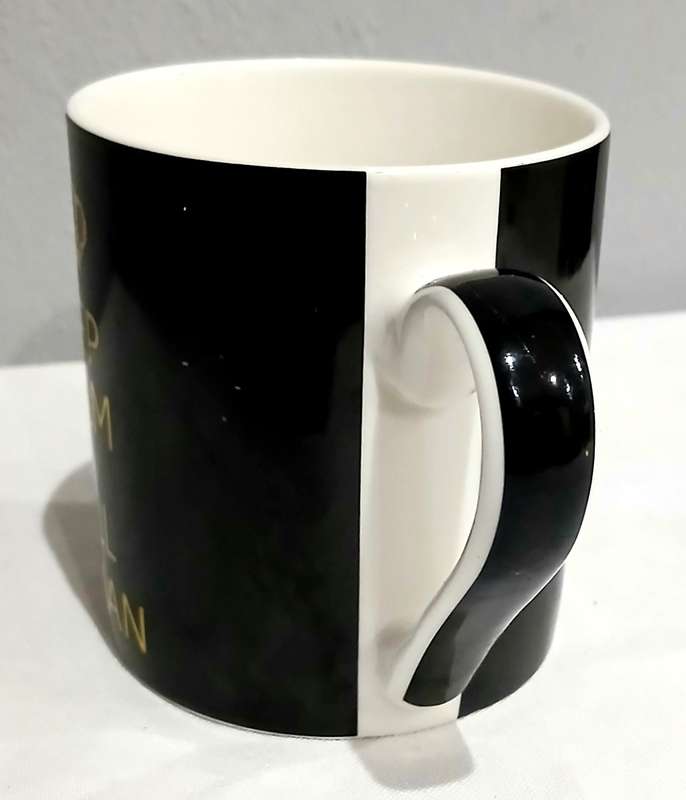 Keep Calm and Call Batman | Black Ceramic Mug | Modern DC Comics Collectable