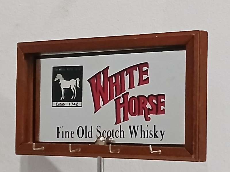 White Horse Scotch Whisky Bar Tool Set | Vintage Advertising Display | Made in Taiwan