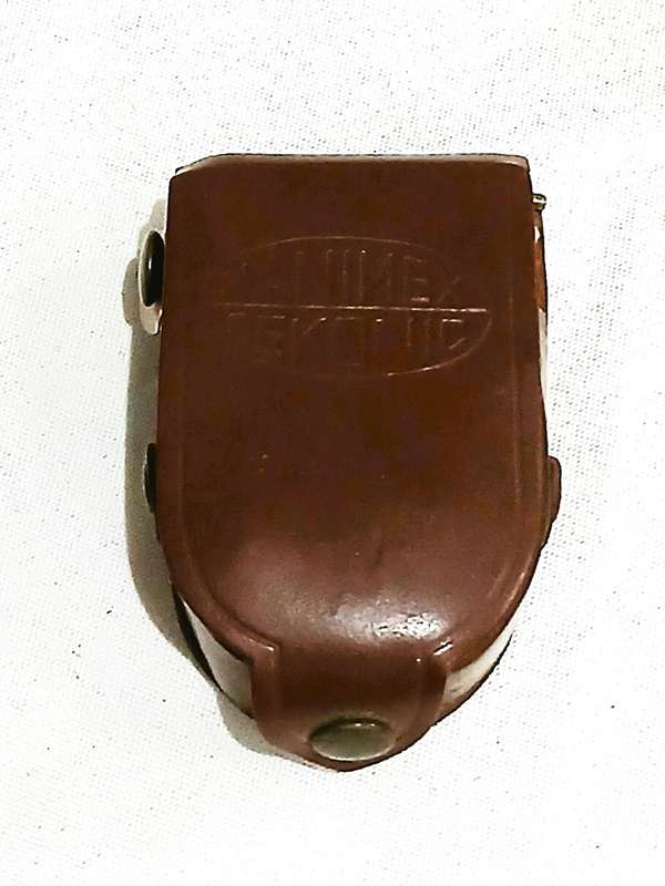 Vintage Hanimex Sekonic Light Meter | Original Leather Case | Classic 1960s Photography Tool