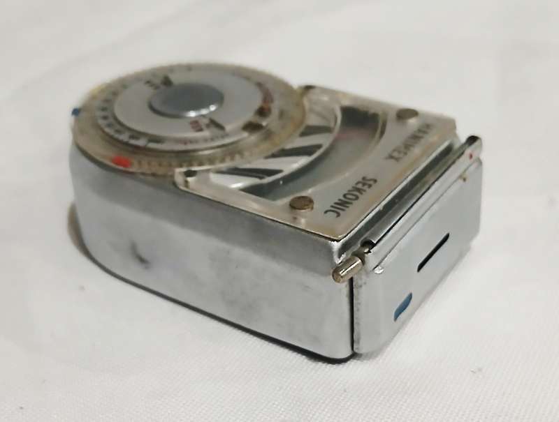 Vintage Hanimex Sekonic Light Meter | Original Leather Case | Classic 1960s Photography Tool