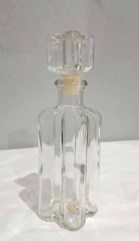 Vintage Revlon Charlie Splash-On Cologne Bottle | Made in France | Clear Glass with Stopper