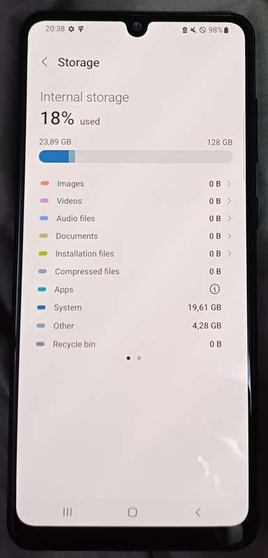 Samsung A31 128GB + 120GB SD card (SM-A315F Prism Crush Black 128GB)
