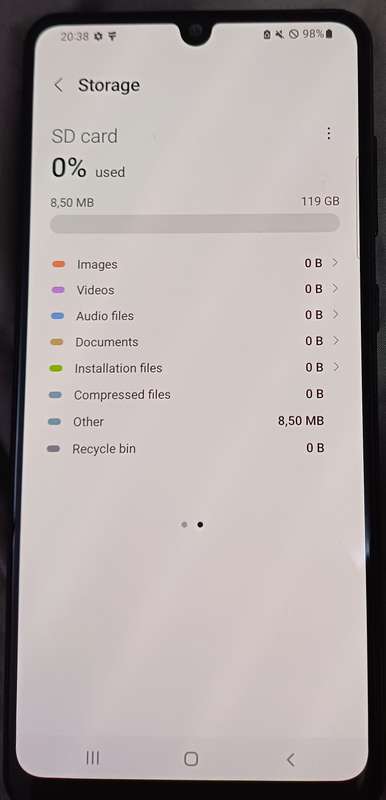 Samsung A31 128GB + 120GB SD card (SM-A315F Prism Crush Black 128GB)