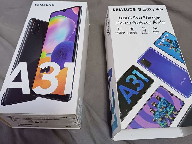 Samsung A31 128GB + 120GB SD card (SM-A315F Prism Crush Black 128GB)