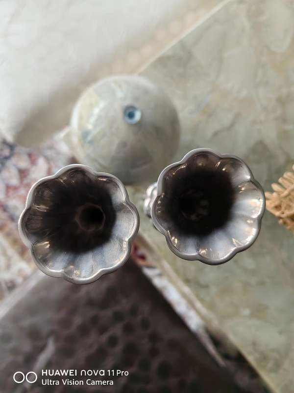 Silver Plated Vase or Candlesticks