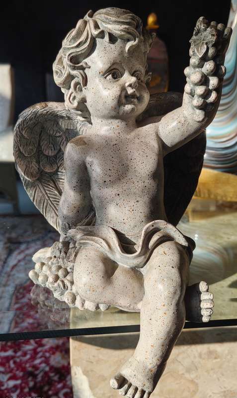 Cherub Angel Resin Sculpture