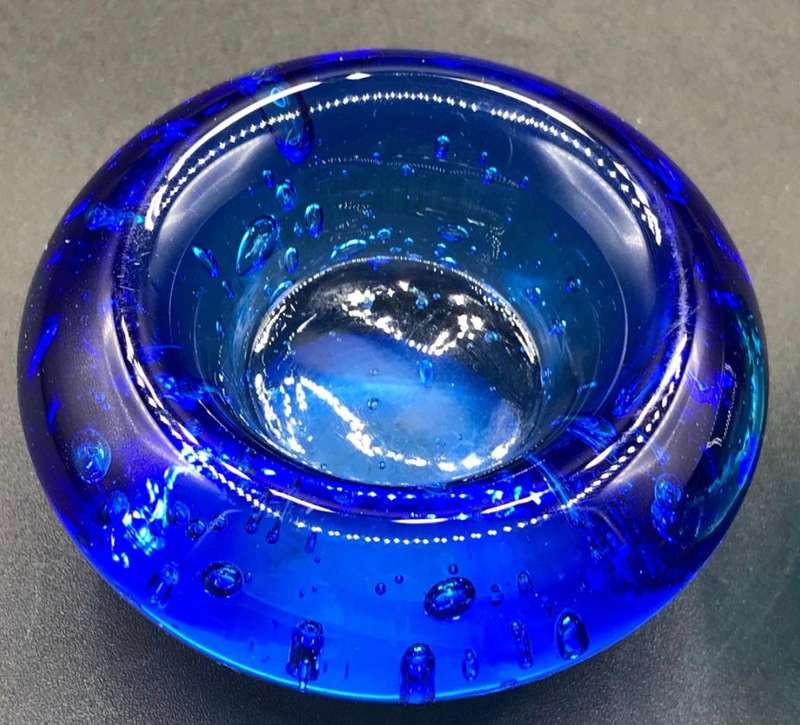 Hand Blown Bubble Glass