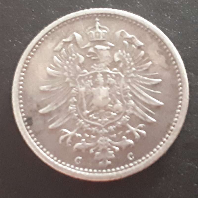 1873 GERMANY 20 PFENNIG (C) FRANKFURT