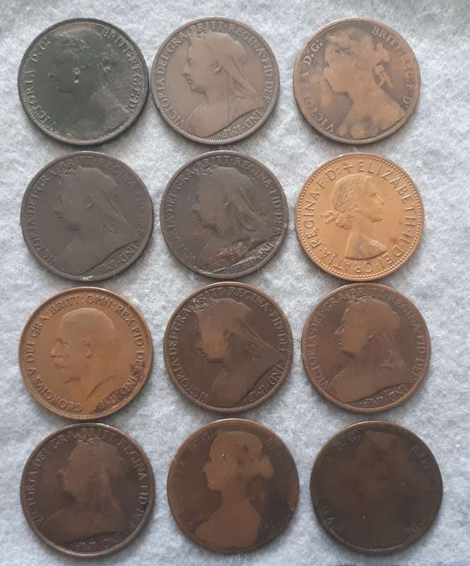 ONE PENNY LOT  X 11