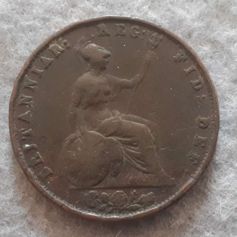 1853  GREAT BRITAIN HALF PENNY