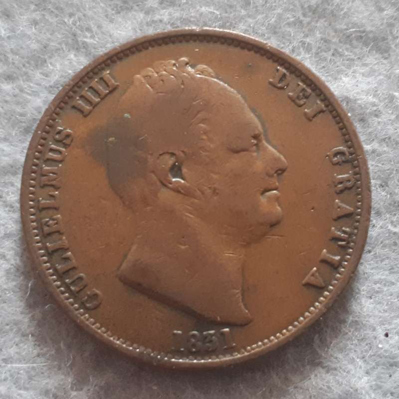 1831 GREAT BRITAIN HALF PENNY