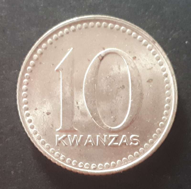 1975 ANGOLA 10 KWANZA