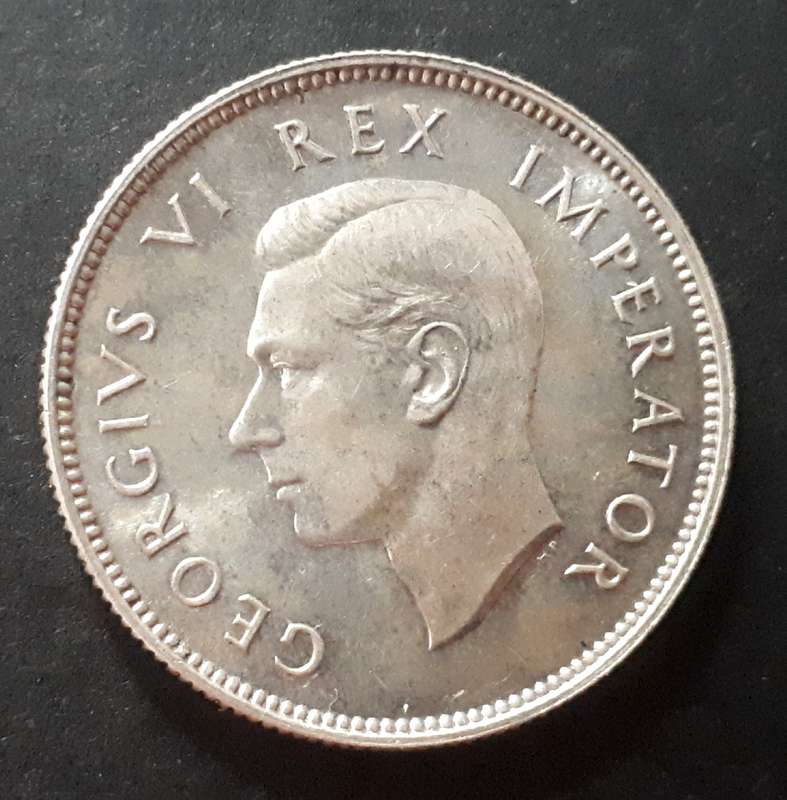1947 UNION OF SOUTH AFRICA  PROOF TWO SHILLING