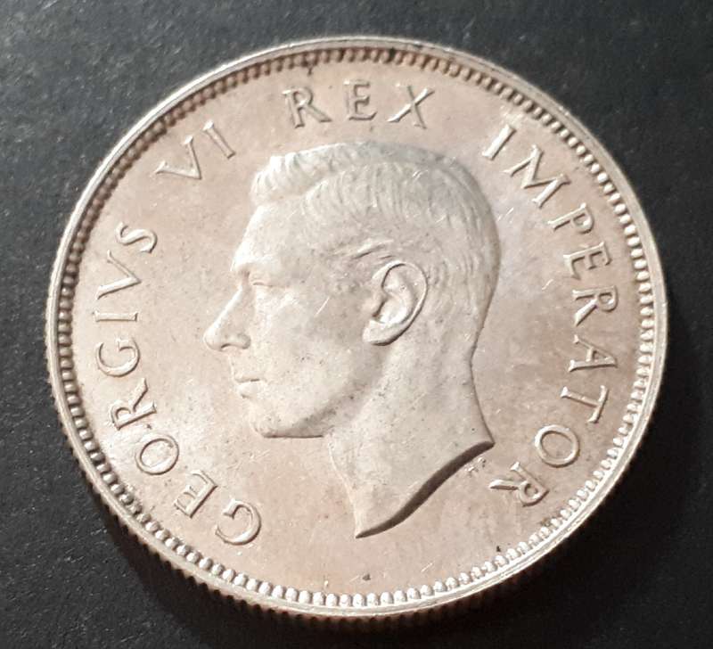 1947 UNION OF SOUTH AFRICA  PROOF TWO SHILLING