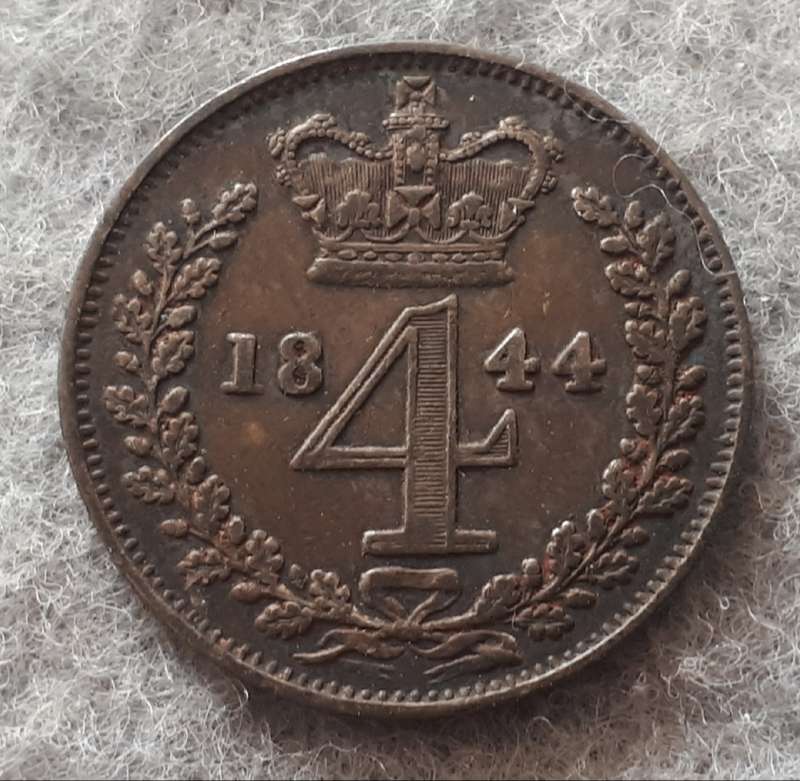 1844 GREAT BRITAIN 4 PENCE