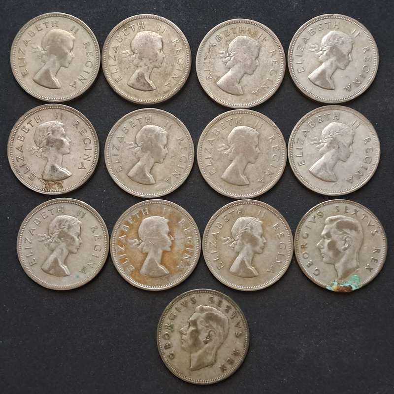 182,3  GRAM SAU SILVER COINS