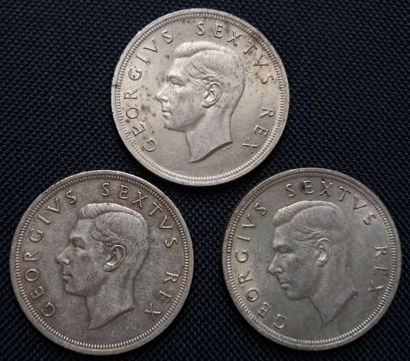 1952 SAU 5 SHILLINGS TRIO