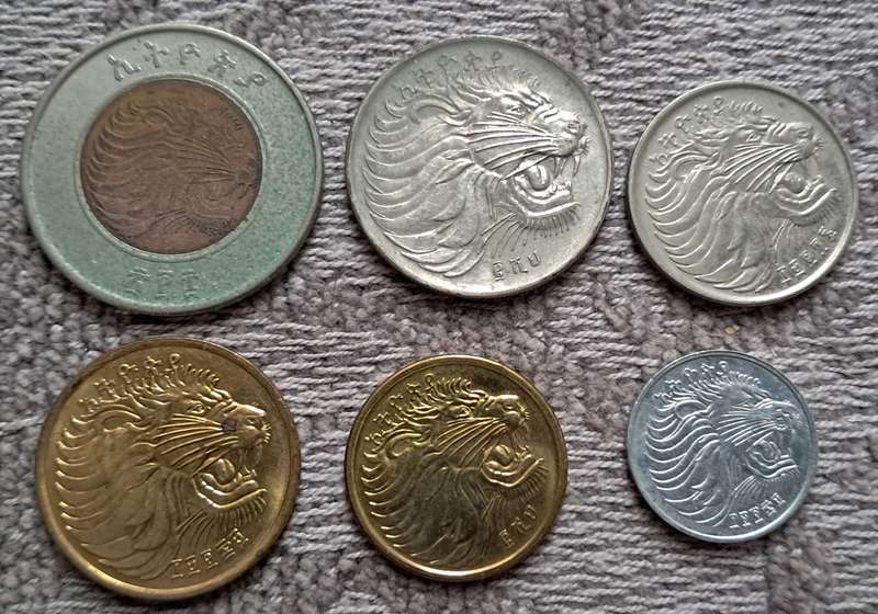 6 X ETHIOPIA TYPE SET