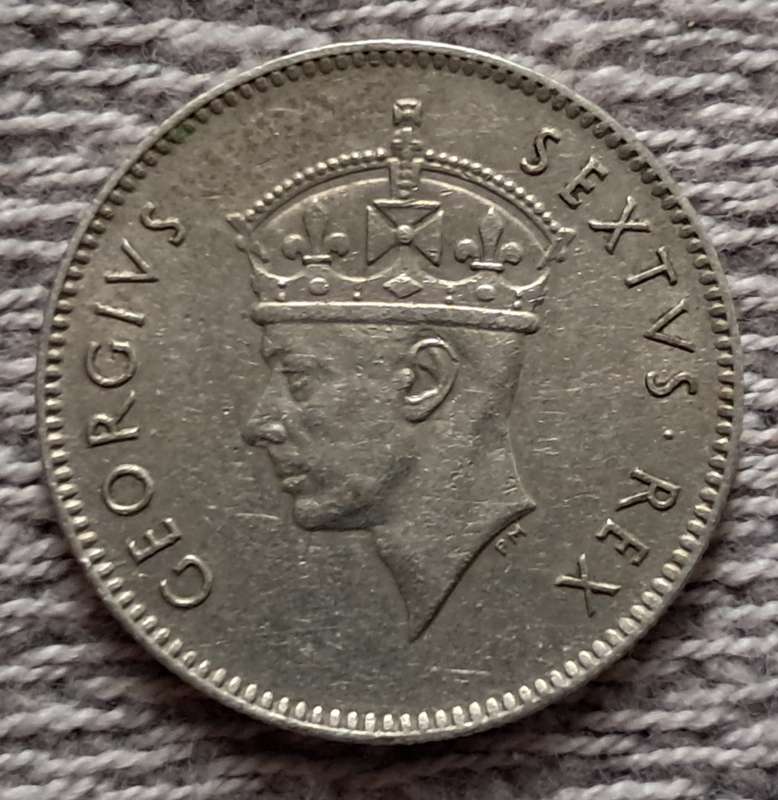 1949 EAST AFRICA 50 CENTS