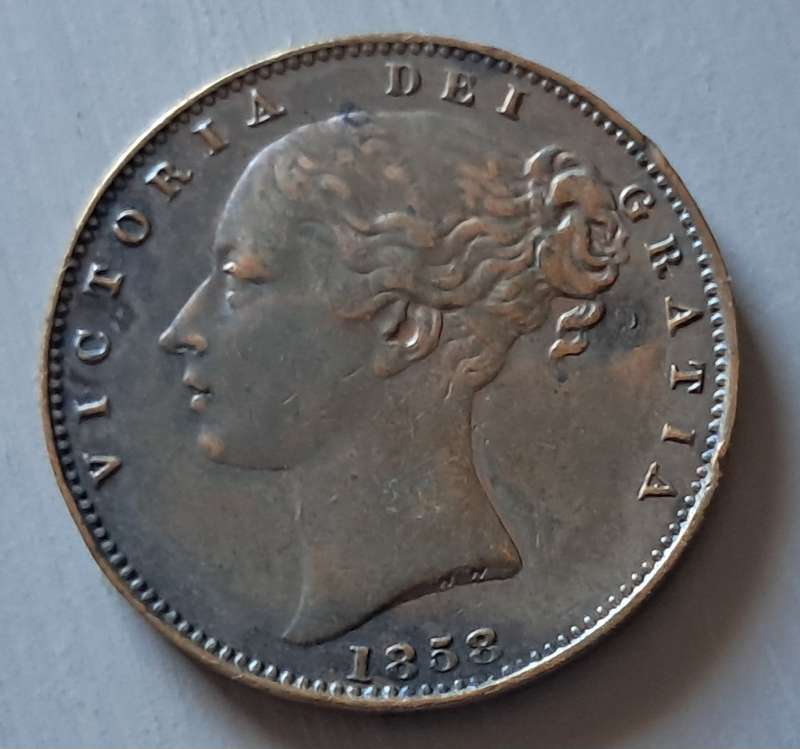 1858 GREAT BRITAIN FARTHING