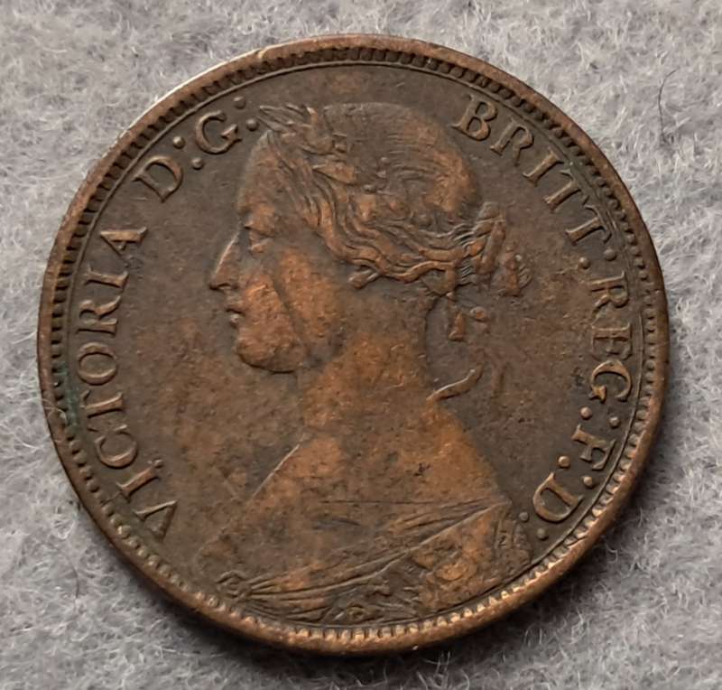 1862 GREAT BRITAIN FARTHING