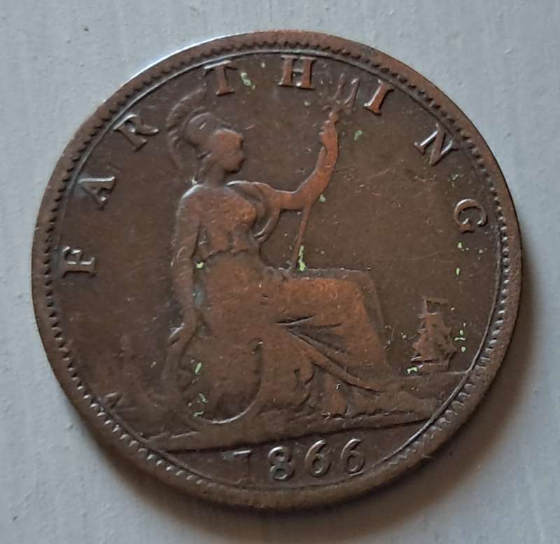 1866 GREAT BRITAIN FARTHING