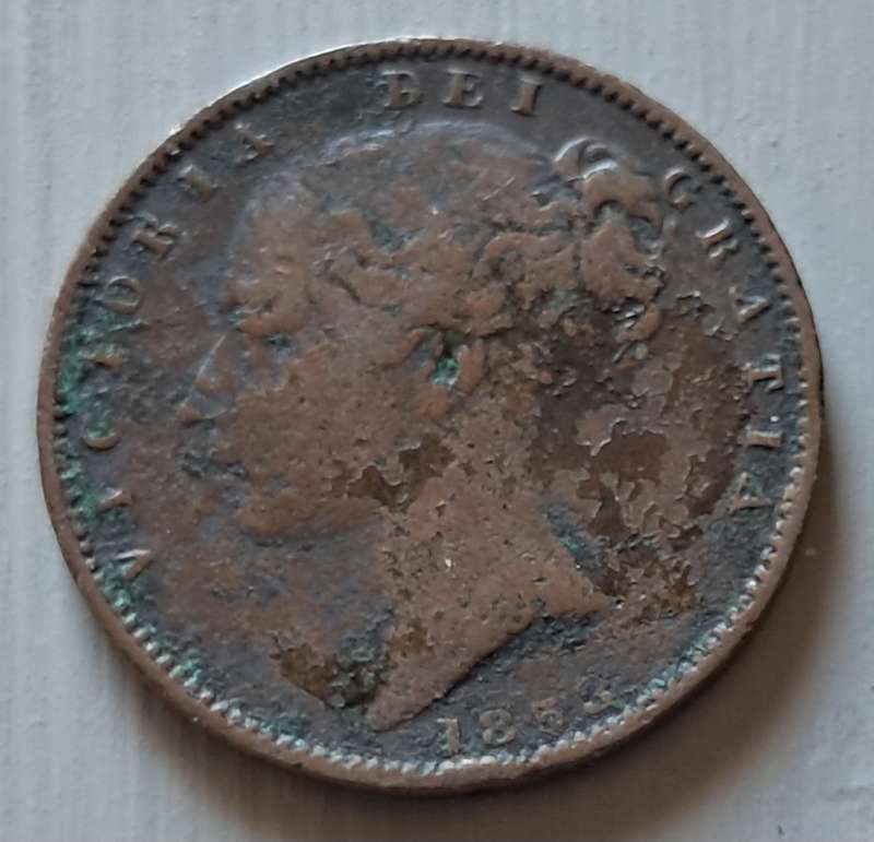 1853 GREAT BRITAIN FARTHING