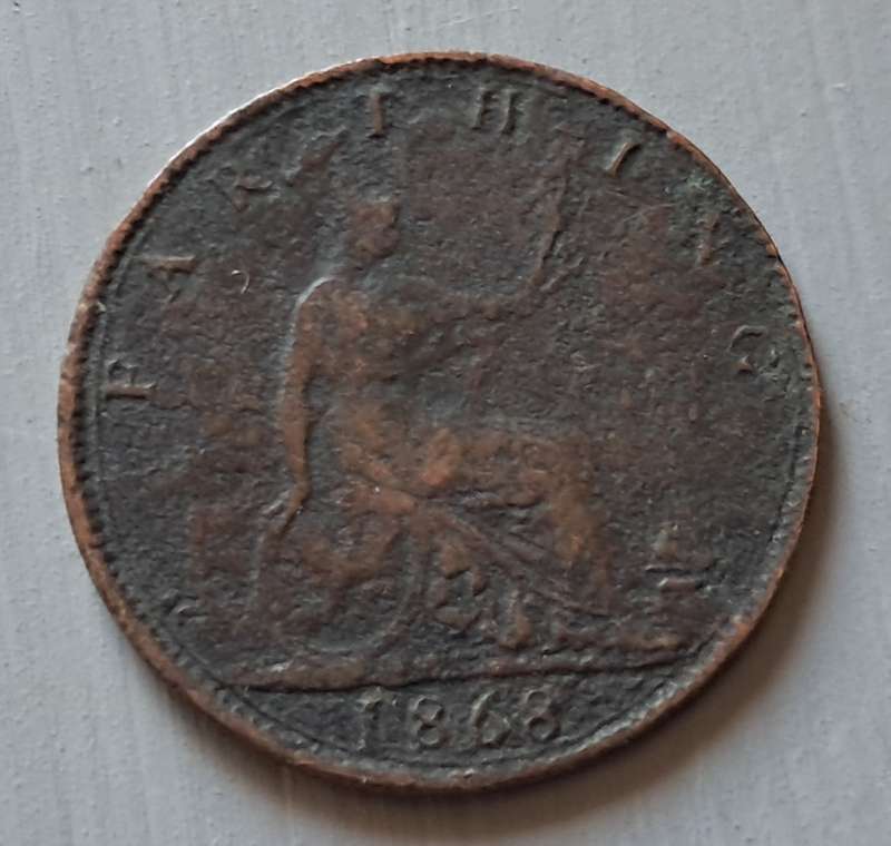 1868 GREAT BRITAIN FARTHING
