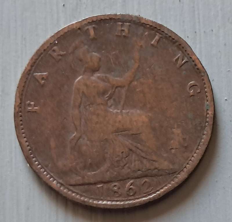 1862 GREAT BRITAIN FARTHING