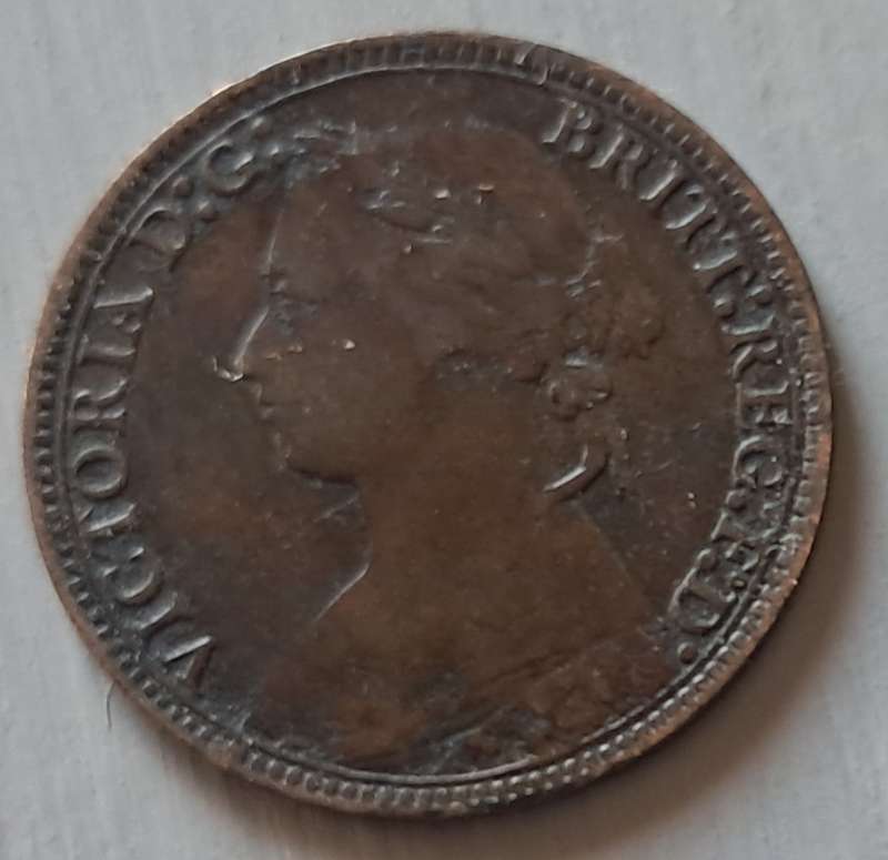 1879 GREAT BRITAIN FARTHING :LARGE 9 VARIETY