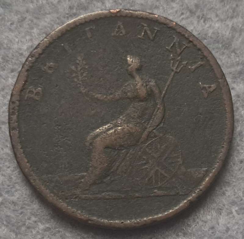 1807 GREAT BRITAIN HALF PENNY