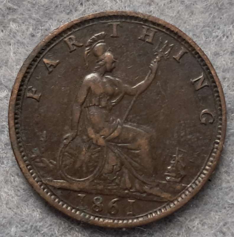 1861 GREAT BRITAIN FARTHING