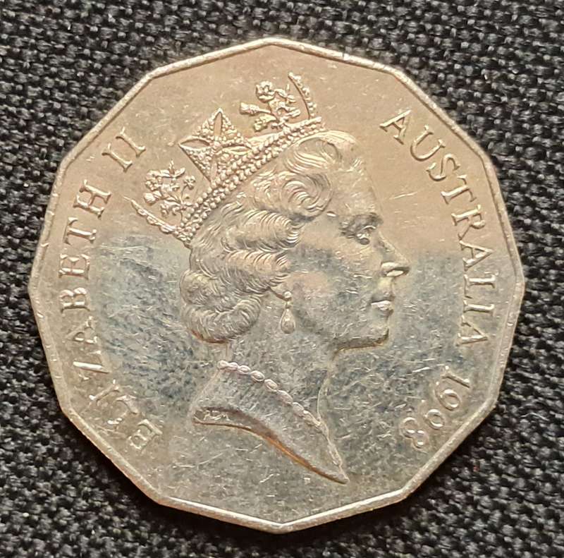1998 AUSTRALIA COMMEMORATIVE 50 CENT : BASS & FLINDERS