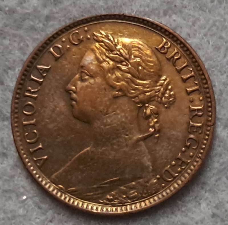 1884 GREAT BRITAIN FARTHING