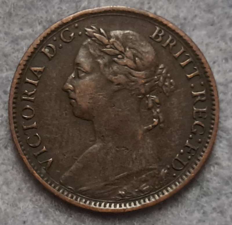 1886 GREAT BRITAIN FARTHING