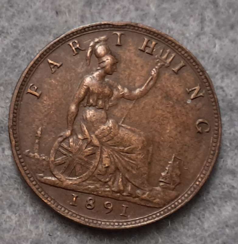 1891 GREAT BRITAIN FARTHING