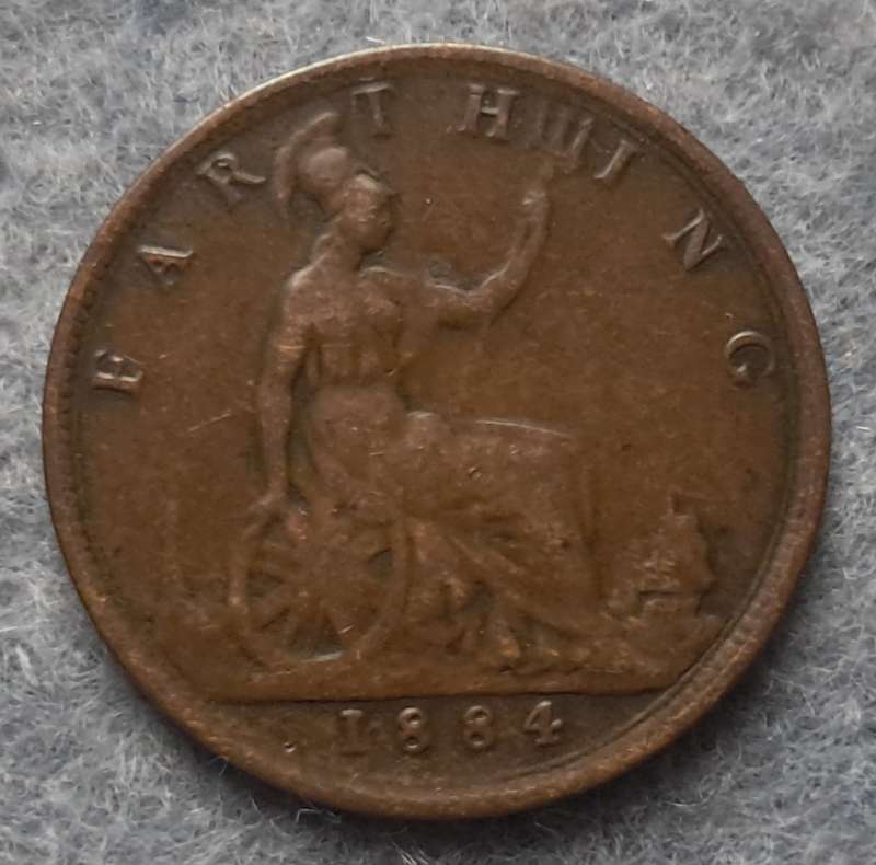 1884 GREAT BRITAIN FARTHING
