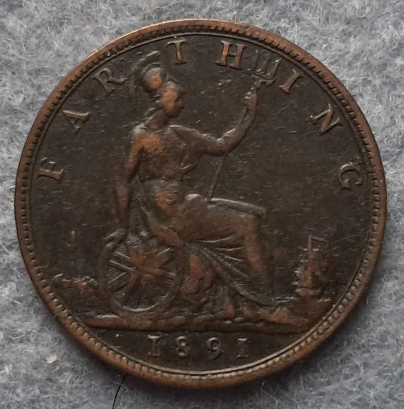 1891 GREAT BRITAIN FARTING