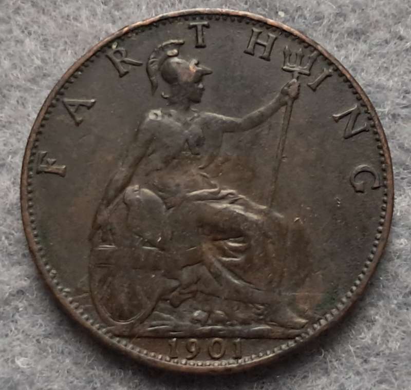 1901 GREAT BRITAIN FARTHING
