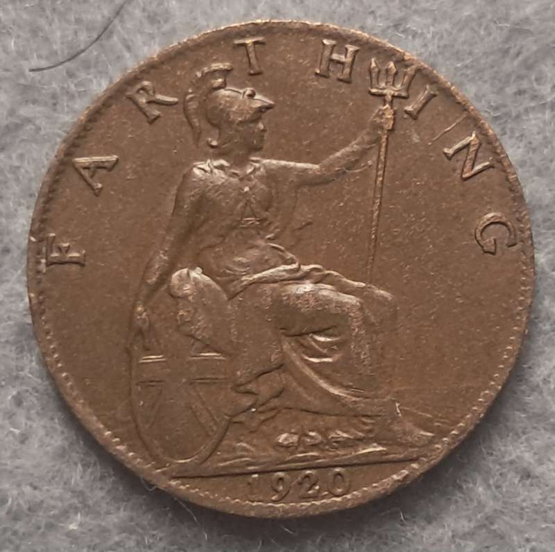 1920 GREAT BRITAIN FARTHING